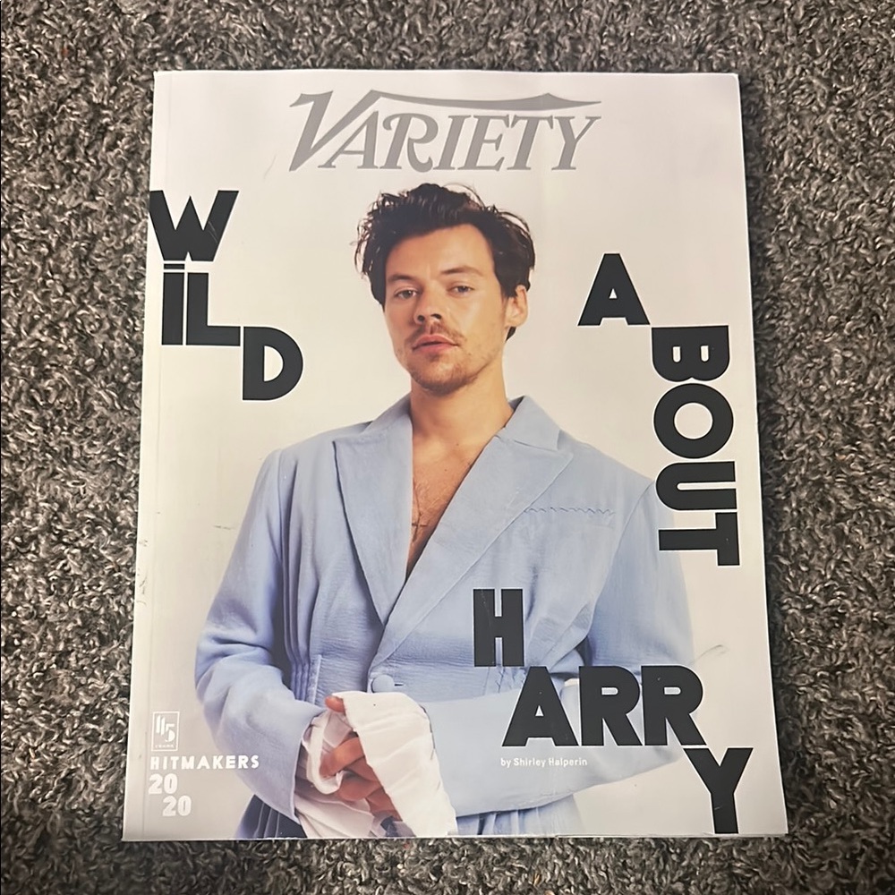 Variety Magazine Cover with Light Blue Suit